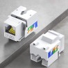 RJ45 Cat6 UTP Keystone Module – Tool-Free Installation
