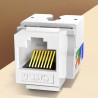 وحدة Keystone RJ45 Cat6 UTP تركيب بدون أدوات