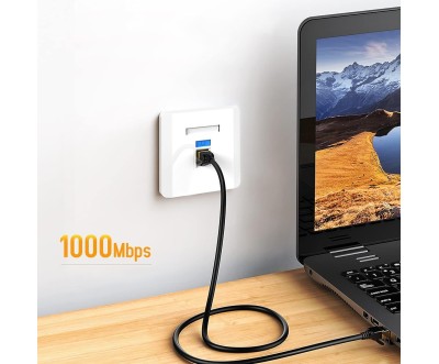 وحدة Keystone RJ45 Cat6 UTP تركيب بدون أدوات