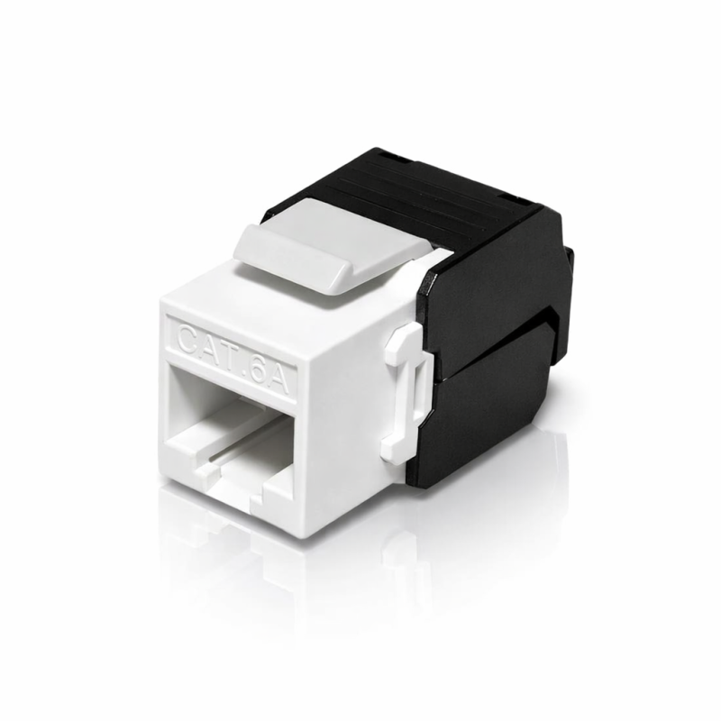 Keystone RJ45 Cat6A FTP محمية بدون أدوات