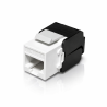 Keystone RJ45 Cat6A FTP محمية بدون أدوات