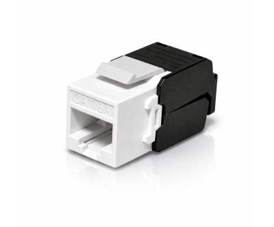 Keystone RJ45 Cat6A FTP محمية بدون أدوات