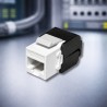 Keystone RJ45 Cat6A FTP محمية بدون أدوات