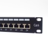 Panneau de Brassage RJ45 Cat6 24 Ports Rack 19 Pouces