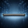لوحة توزيع RJ45 Cat6 بـ 24 منفذ لرف 19 بوصة