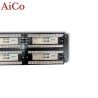 Patch Panel Cat6 48 Ports RJ45 Rack 19” Aico