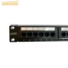 لوحة توزيع Cat6 بـ 24 منفذ RJ45 UTP قياس 19 بوصة