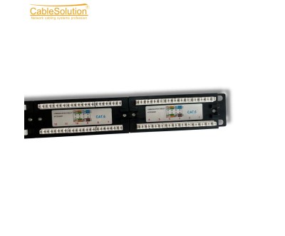 Patch Panel Cat6 24 Ports RJ45 UTP 19" CABLESOLUTION