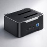 Dual Bay SATA Dock USB 3.0 Type-C Clone Station