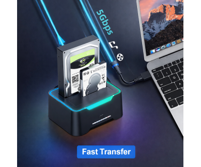 Dock Station SATA Double Baie USB 3.0 Type-C