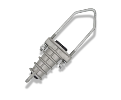 Pince de traction aluminium câble – ancrage isolé