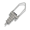 Pince de traction aluminium câble – ancrage isolé