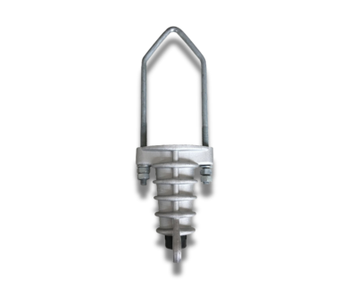 Pince de traction aluminium câble – ancrage isolé
