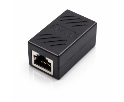 موصل RJ45 أنثى لأنثى Cat6 لتمديد كابل الشبكة