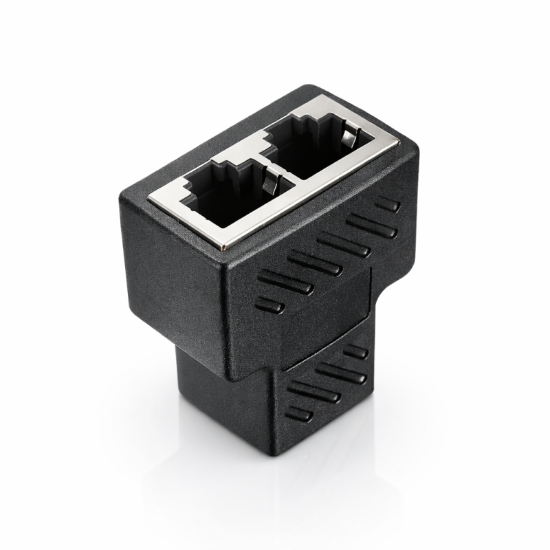 Adaptateur RJ45 Splitter 1 vers 2 Ports Ethernet
