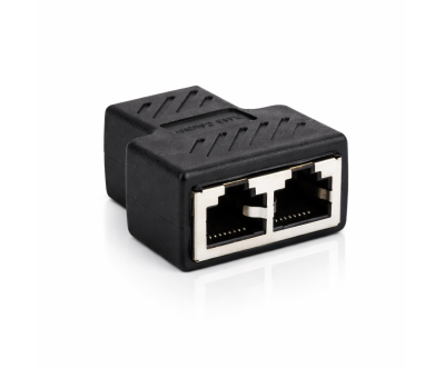 موزع RJ45 من منفذ إلى منفذين