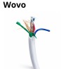 WoVO KX6 Coaxial Cable + DC 500m CCTV