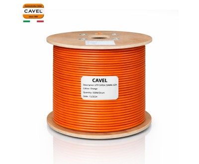 Câble LAN Cat6A U/UTP LSZH 10G CAVEL