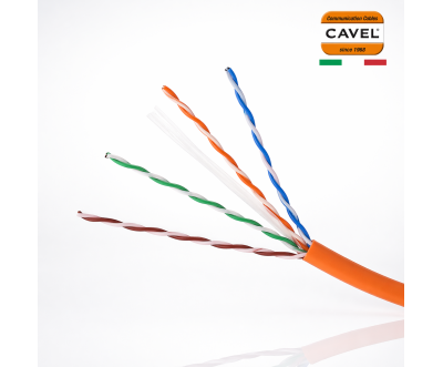 Câble LAN Cat6A U/UTP LSZH 10G CAVEL