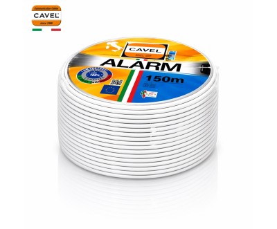 Câble alarme CAVEL 6x0.22 + 2x0.50 LSZH 150m