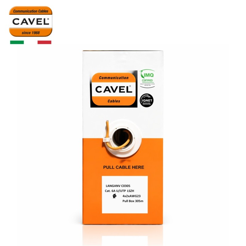 CAT6A U/UTP LSZH Network Cable 305m Copper