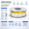 Wovo RG59 75Ω Coaxial Cable 100Y Low Voltage