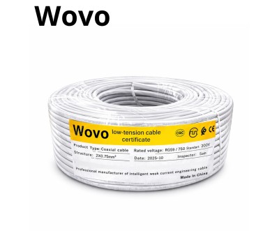 Wovo RG59 75Ω Coaxial Cable – 200 yards