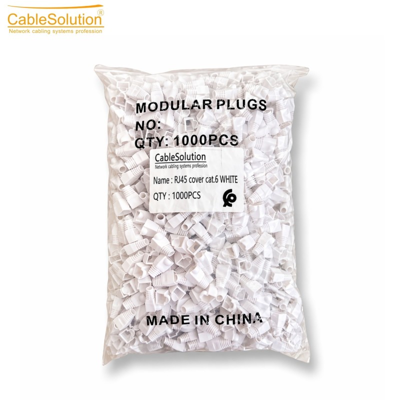 غطاء RJ45 فئة 6 أبيض COVER6 1000 قطعة