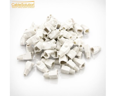 Cache RJ45 Cat6 Blanc COVER6 1000pcs PVC