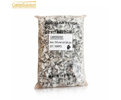 غطاء RJ45 فئة 6 رمادي فاتح COVER6 1000 قطعة