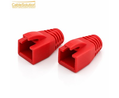 غطاء RJ45 Cat7 PVC أحمر 1000 قطعة