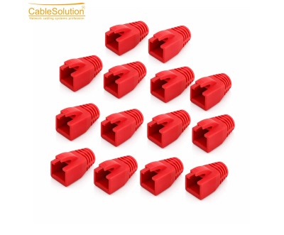 Protection RJ45 Cat7 PVC Rouge 1000pcs CableSolution
