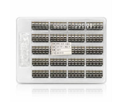 موصلات RJ45 معدنية Cat7 FTP عدد 100