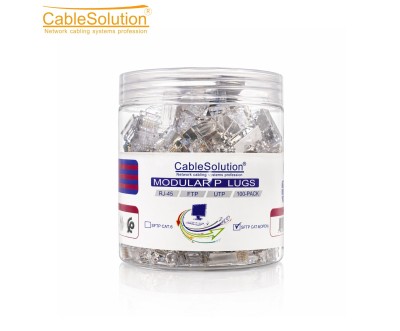 Connecteurs RJ45 Cat7 S/FTP – Boîte 100 | CableSolution