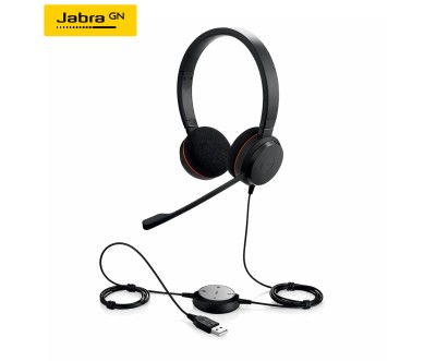 سماعة Jabra Evolve 20 USB احترافية للمكاتب ومراكز الاتصال