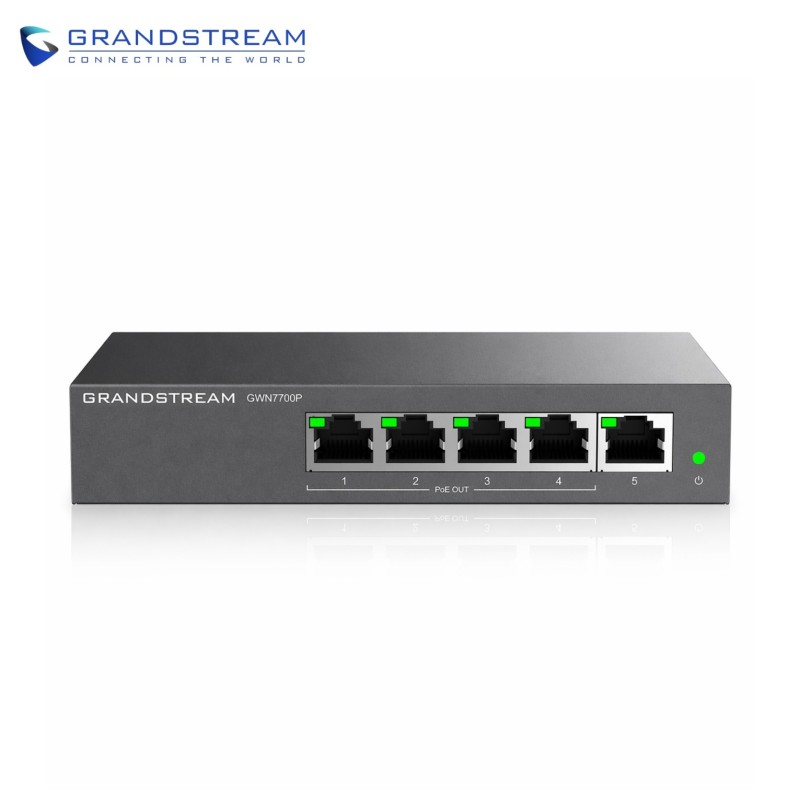 Switch Gigabit PoE 5 ports Grandstream GWN7700P