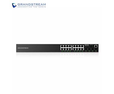 سويتش PoE جيجابت مُدار 16 منفذ Grandstream GWN7802P مع SFP
