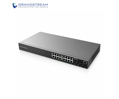 Switch PoE Gigabit 16 Ports GWN7802P Grandstream
