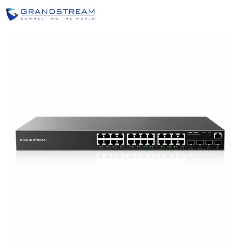 Switch PoE 24 ports Gigabit GWN7803P Grandstream