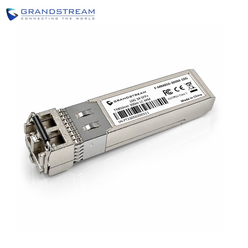 وحدة SFP+ 10G من Grandstream F-MM850-300M-10G – أداء عالي للألياف متعددة النمط