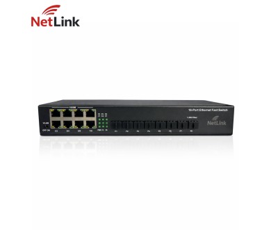 Switch Gigabit NetLink 16 Ports RJ45 + SFP