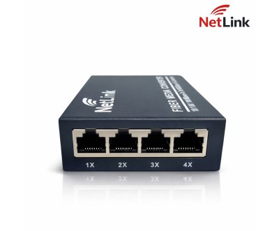Convertisseur Fibre RJ45 Gigabit NetLink 20km