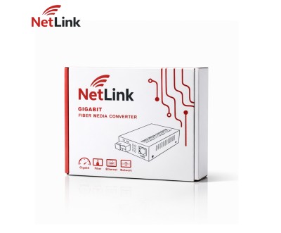 محول ألياف جيجابت NetLink RJ45 إلى SC