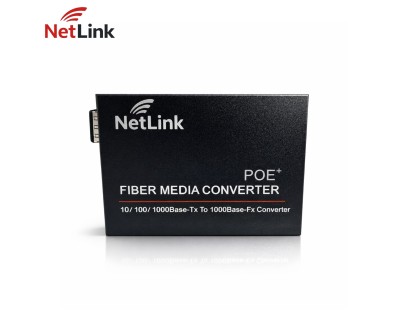 Convertisseur Média PoE Gigabit NetLink SFP