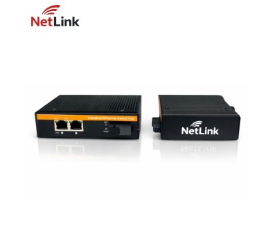 Convertisseur Média Industriel Gigabit SC RJ45 PoE+ 20km