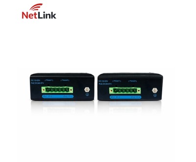 Convertisseur Média Industriel Gigabit SC RJ45 PoE+ 20km