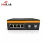 محول وسائط صناعي NetLink SC RJ45 سكة DIN