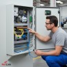 محول وسائط صناعي NetLink جيجابت ألياف ضوئية 20 كم DIN Rail PoE